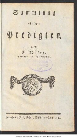 Sammlung einiger Predigten