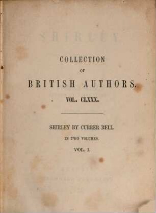 Shirley : a tale, 1