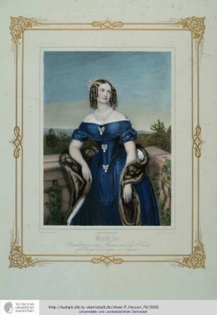 Großherzogin Mathilde von Hessen und bei Rhein , geb. Königliche Prinzessin von Bayern.