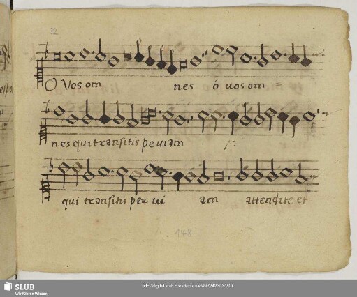 [Gosse, Maistre:] O vos omnes
