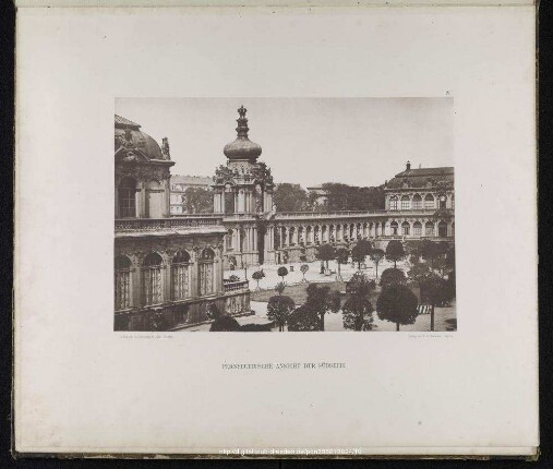 IV. Perspectivische Ansicht der Südseite.