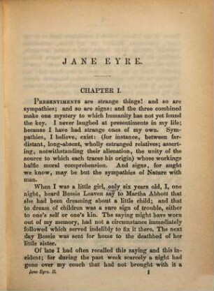 Jane Eyre : an autobiography ; in two volumes, 1