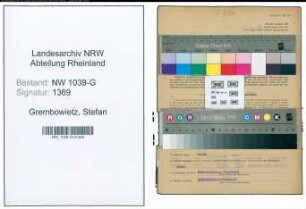 Entnazifizierung Stefan Grembowietz , geb. 15.08.1922 (Hilfspolizist)