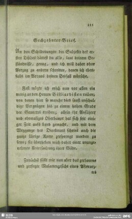 Sechzehnter Brief