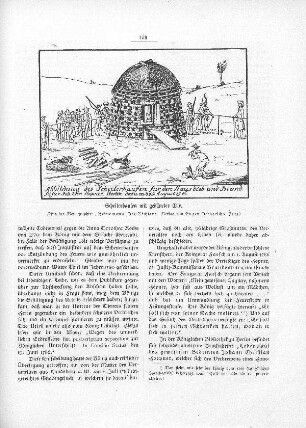 Scheiterhaufen mit geöffneter Tür