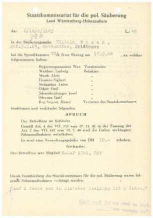 Braun, Wilhelm