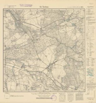 2063 (alte Nr.: 694) Gr. Tychow, Meßtischblatt (4cm - Karte)