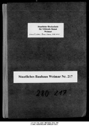 Schülerinnen an der Großherzoglich Sächsischen Hochschule für bildende Kunst und am Staatlichen Bauhaus Weimar