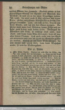 Der 37. Psalm