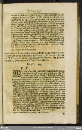Num. 44. P. P.