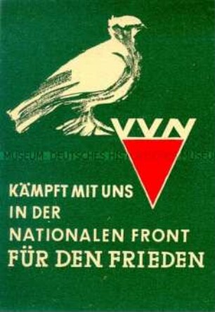 Postkarte der Vereinigung der Verfolgten des Naziregimes
