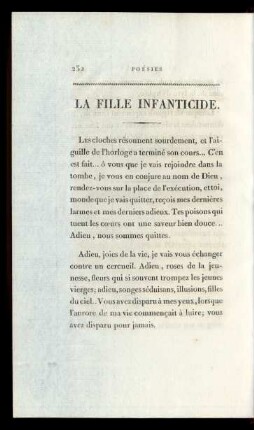 La Fille Infanticide.