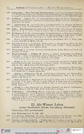 III. Alt-Wiener Leben (Nr.8216-8471)
