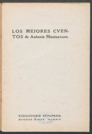 Los mejores cuentos