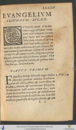 Evangelium Secundum Lucam
