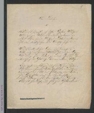 Gedicht von August Peters an Louise Otto-Peters