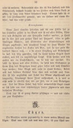 Lügen.