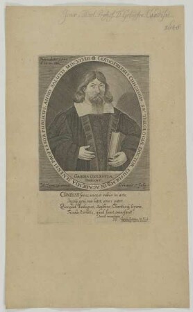 Bildnis des Gothofredus Cundisius