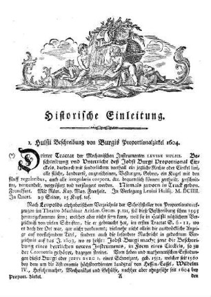 Historische Einleitung