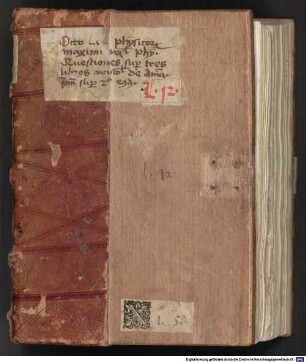 Aristotelis libri Physicorum [u.a.] - BSB Clm 18794