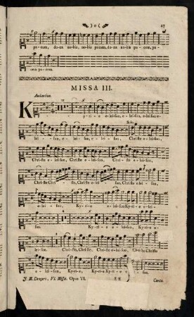 17-22, Missa III.