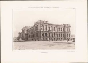 Kollegiengebäude der Kaiser-Wilhelm-Universität Straßburg: Seitenansicht