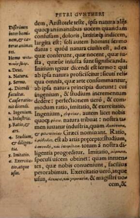 Petri Guntheri De arte rhetorica : libri duo ; iuris, et eloquentiae studiosis mire utiles ... nunc tanquam ab interitu vindicati, correcti, ...
