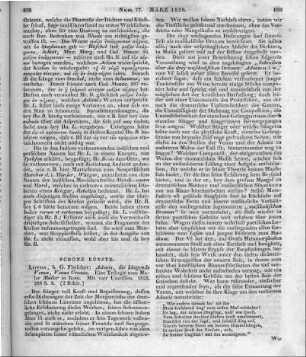 Müller, F.: Adonis, die klagende Venus, Venus Urania. Eine Trilogie. Leipzig: Fleischer 1825