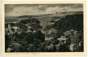 Lauenstein. Blick auf Lauenstein