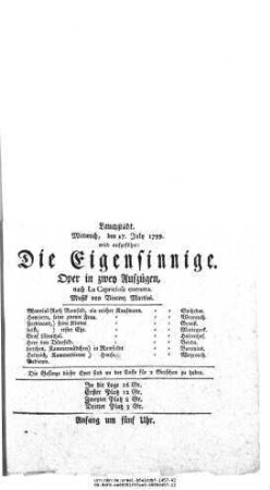 Die Eigensinnige