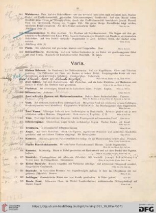 Varia (Nr. 505-547)
