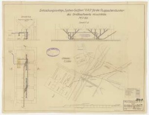 Entaschungsanlage "System Seiffert" D.R.P. für die Flugaschebunker [Lageplan]