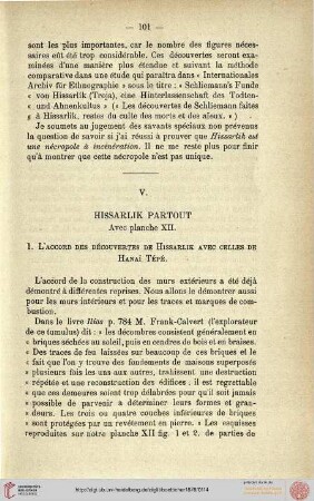 V. Hissarlik partout