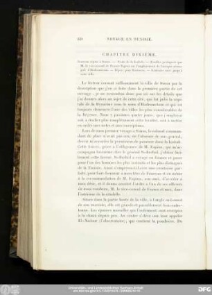 Chapitre Dixième.
