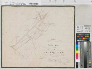 Havixbeck (Havixbeck), Teilung des Flothfeldes, Brouillonkarte Bl.4