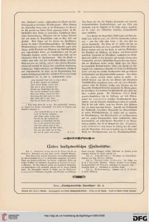 Unsere kunstgeschichtlichen Musterblätter
