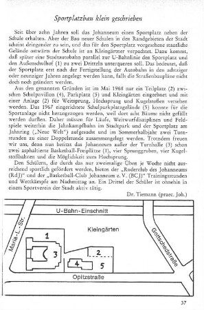 Sportplatzbau klein geschrieben