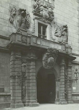 Dresden, Residenzschloss : Dresden-Altstadt. Residenzschloss. Grünes Tor, Nordflügel