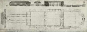 Entwurf für den Neubau des Dresdner Schlosses, 1. Vorentwurf