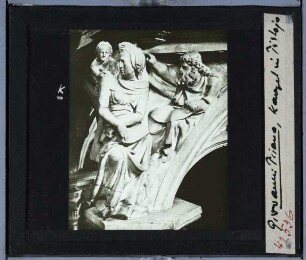 Pisano (Giovanni), Kanzel von S. Andrea in Pistoia : Zwickelfiguren