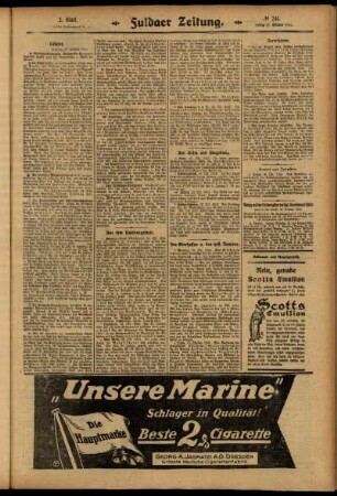 Zweite Ausgabe vom Freitag, den 17. Oktober 1913.