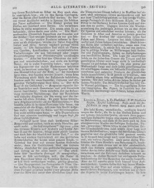 Sieber, F. W.: Reisen. Lfg. 1. Reise nach der Insel Kreta. In 2 Bd. Leipzig; Sorau: Fleischer 1823