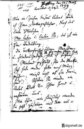 140: Brief von Caroline Herder und Johann Gottfried Herder an Johann Wilhelm Ludwig Gleim : Carolina (genannt Caroline) Maria Herder