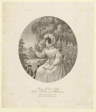 Maria Hedwig Sibilla Haller; geb. 12. Oktober 1782; gest. 21. Dezember 1831