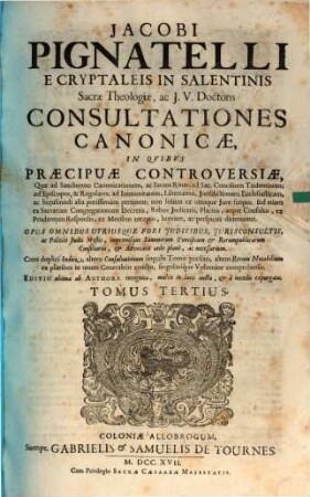 Consultationes Canonicae. 3
