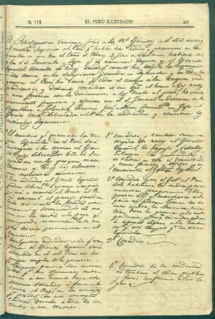 [Facsímile del documento de la capitulación de Ayacucho]