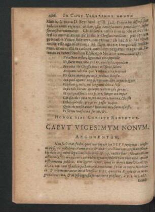 Caput Vigesimum Nonum.