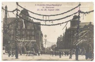 9. Deutsches Sängerbundfest in Hannover 23. bis 26. August 1924