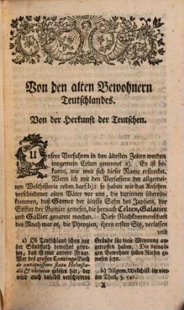 Die Geschichte der alten Bewohner Teutschlandes : nach ihren Classen