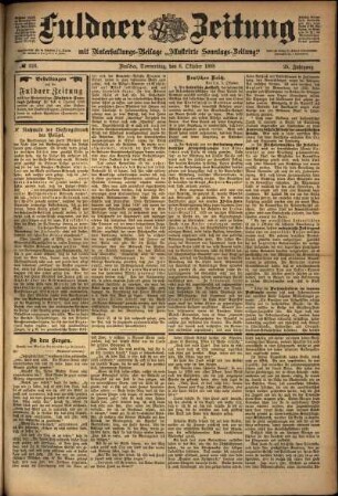 Ausgabe vom Donnerstag, den 06. Oktober 1898.